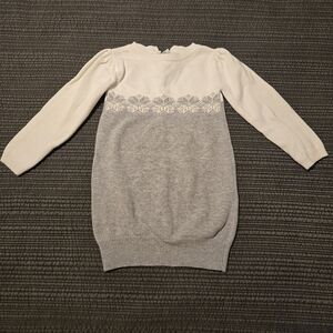 Gymboree sweater dress snowflakes size 18-24 months